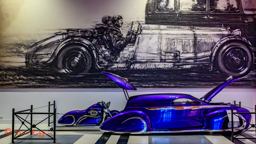 Lincoln Sedan Delivery Deco Liner & Harley Davidson Sportster Deco Scoot (2008)